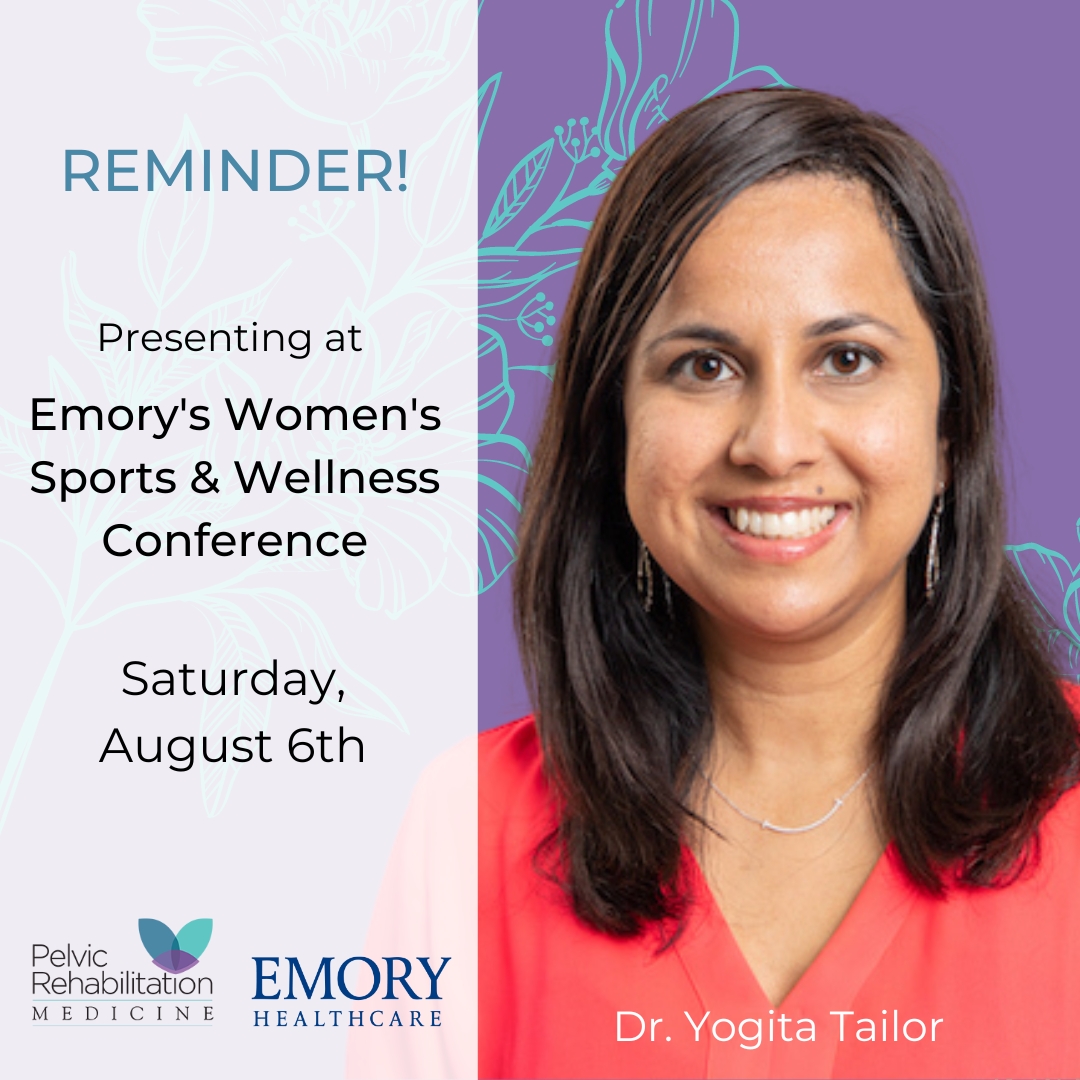 Dr. Tailor will be presenting at Emory's Women's Sports &amp; Wellness Conference in Atlanta, GA on Aug 6th! Dr. Tailor is presenting "Pelvic Pain Considerations in the Female Athlete." Learn more - In-person: bit.ly/3PHych7 Virtual: bit.ly/3PlFHdV <a href="/emoryhealthcare/">Emory Healthcare</a>
