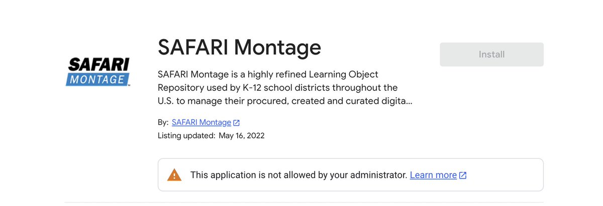 MrEichenser's tweet image. Hey CPS folks, don&apos;t get *too* excited about the Google Classroom add-ons just yet. Safari Montage isn&apos;t even allowed yet. 

But hopefully soon! #CPSgoogle #cpstech #googleET