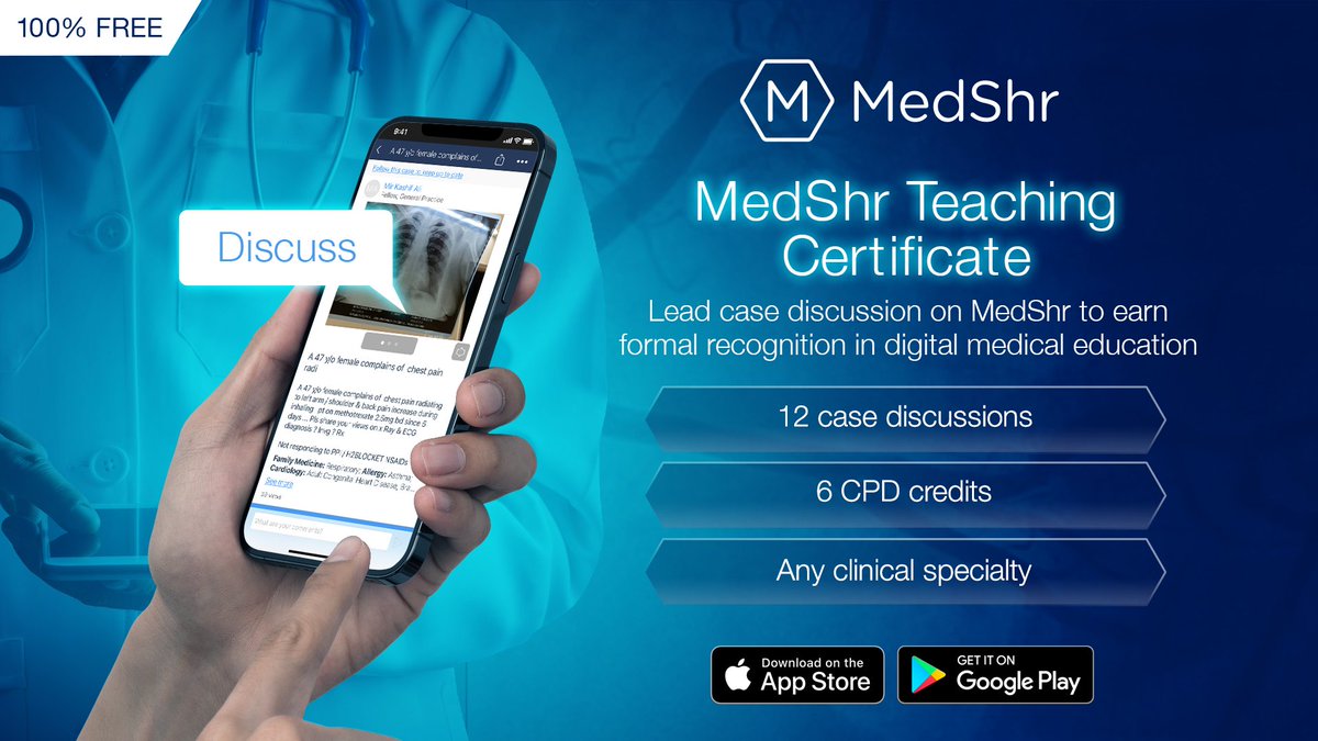 RT from medshronline #TeachingCertificate tip:
Ask questions ✅

Add polls and open questions to get your case discussion going.

Learn more here: medshr.it/KeP7bFvBrrb

#MedEd #FOAMed #medtwitter  x.com/medshronline/s…