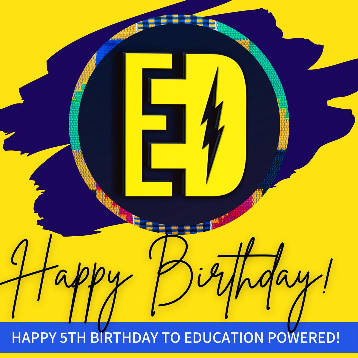 ED_PowerED's tweet photo. 🗣 ITS OUR BIRTHDAY!!! Happy 5th Birthday to Education PowerED! Shoutout to every team mate, volunteer, parent, and our students who have been MAJOR reasons for our success. 

#birthday #birthdaycake #birthdayparty #birthdaygift #happybirthdaytome #birthdays #birthdaycelebration https://t.co/3iYAvl8lew
