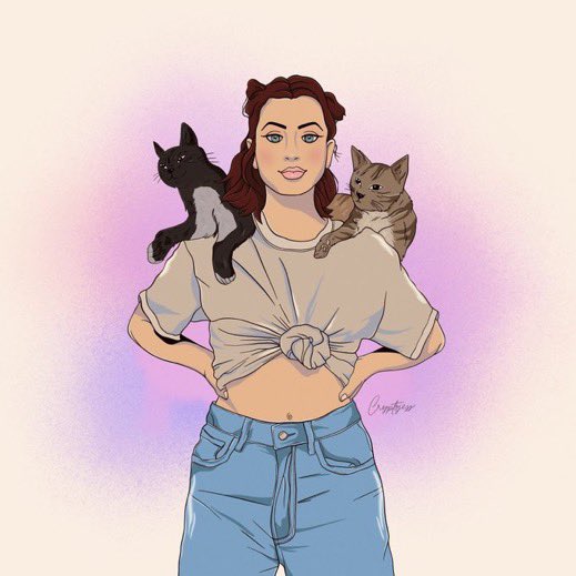 courtzIsHere's tweet photo. Thank you  @CryptoJess22 @InsideOutNFT 💗💗 Crazy Talented I love this so much 🥺🥺 https://t.co/BIjUwpQgTL