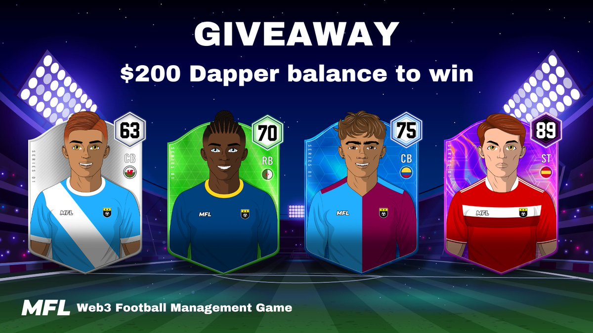 playMFL's tweet image. We are excited to be featured in the @flow_blockchain Partner spotlight!🔥🥳

To celebrate it, we are organizing a giveaway with $200 Dapper Balance to win. 🎁

Enter: 
➡️ Follow us + RT &amp;amp; Like
➡️ Check the article (link below)
➡️ Comment with what excites you about MFL

#onFlow