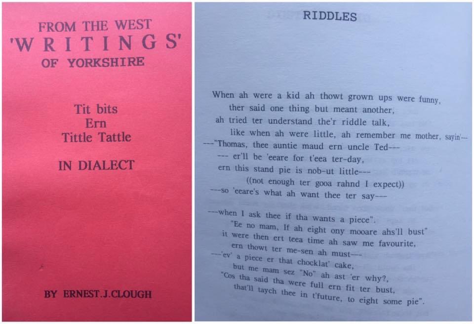 #YorkshireDay2022 tweet in memory of my late Grandad &amp; sharing a snippet from one of his books written in Yorkshire Dialect 💙