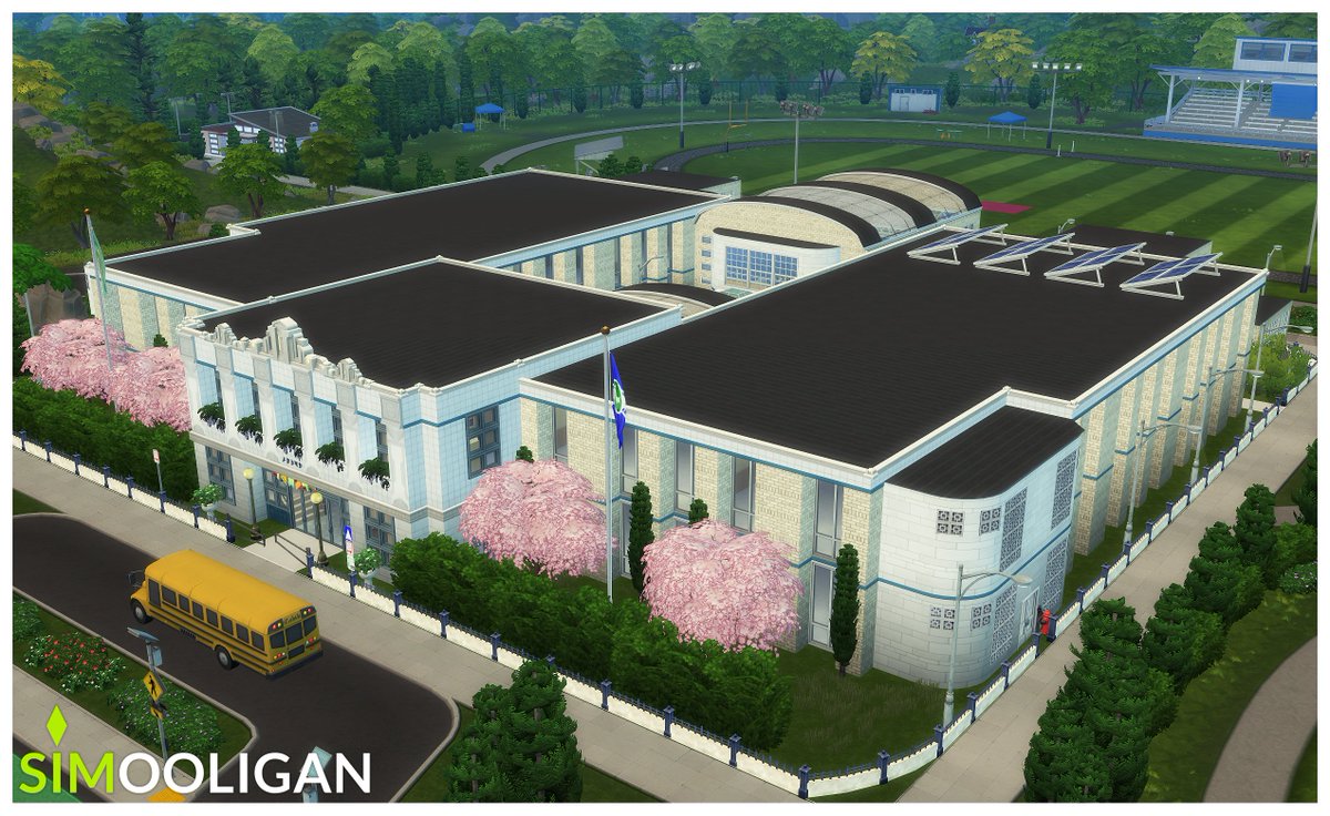 simooligan's tweet photo. WIP: Creating SIMOOLI HIGH for our upcoming Community Furnish Challenge where participants will furnish CLASSROOMS! SIGN UP HERE: https://t.co/XT4cBONwEu & let us know what you'll make! CLASSROOM SHELL template is avail on The Gallery: #SimooliChallenge04 More details soon #Sims4 https://t.co/bgZ09Ikwmq