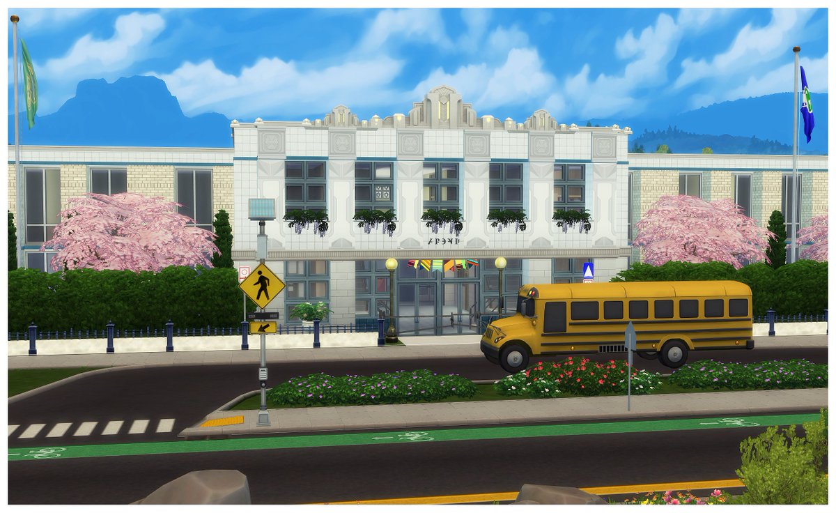 simooligan's tweet photo. WIP: Creating SIMOOLI HIGH for our upcoming Community Furnish Challenge where participants will furnish CLASSROOMS! SIGN UP HERE: https://t.co/XT4cBONwEu & let us know what you'll make! CLASSROOM SHELL template is avail on The Gallery: #SimooliChallenge04 More details soon #Sims4 https://t.co/bgZ09Ikwmq