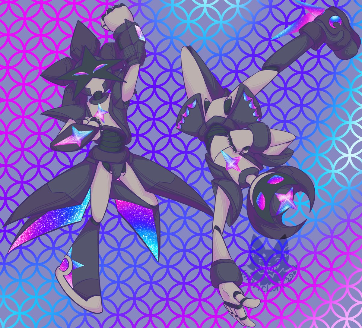 LunaticLunic's tweet photo. These were the pieces I managed to do this year for Art Fight. Didn't get a lot done like I wanted to but I am at least happy with how all of them turned out. Characters belong to @SwissyDreamer and @Kyez0ar https://t.co/Lo0rI0TZdB
