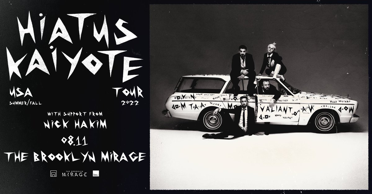 Hiatus Kaiyote's North American tour is about to begin, and includes an NYC show at Brooklyn Mirage with Nick Hakim next week: link.dice.fm/hiatuskaiyoteHT