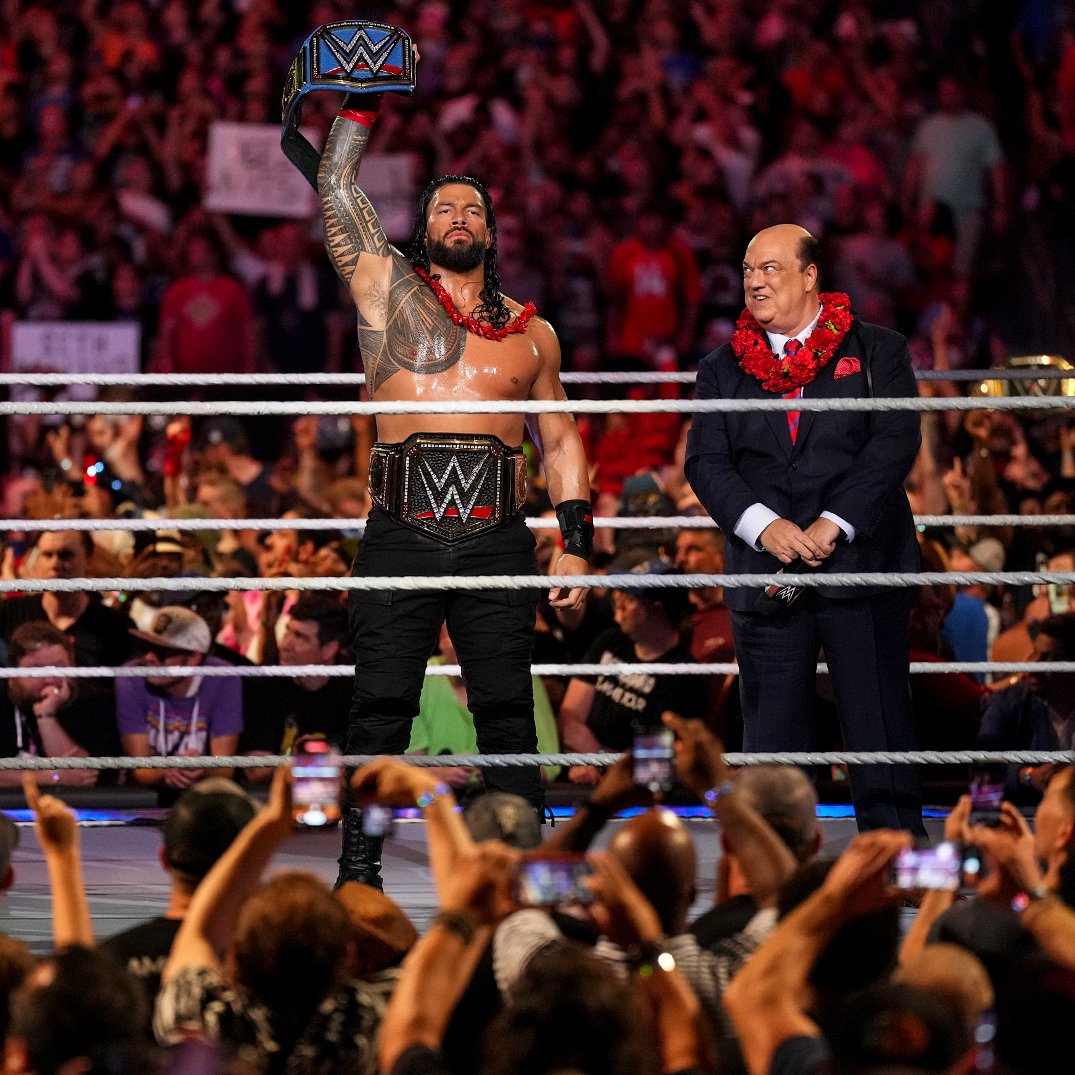 WWE on X: Undisputed Greatness. #SmackDown @WWERomanReigns @HeymanHustle   / X