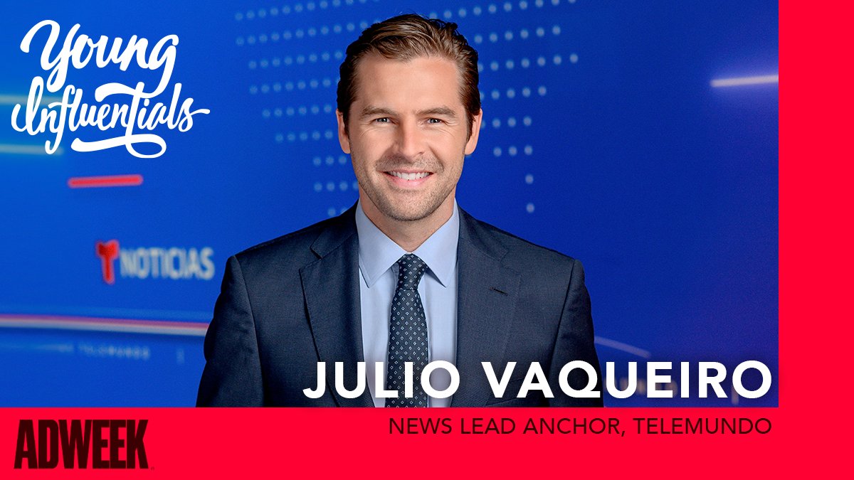 TLMDNewsPR's tweet photo. Congratulations @JulioVaqueiro on being named to @adweek’s “Young Influentials” list, which recognizes individuals under 40 who are advancing innovation, inclusion and creativity across media, marketing, tech and the creator economy. https://t.co/5t8TqEWxlG
