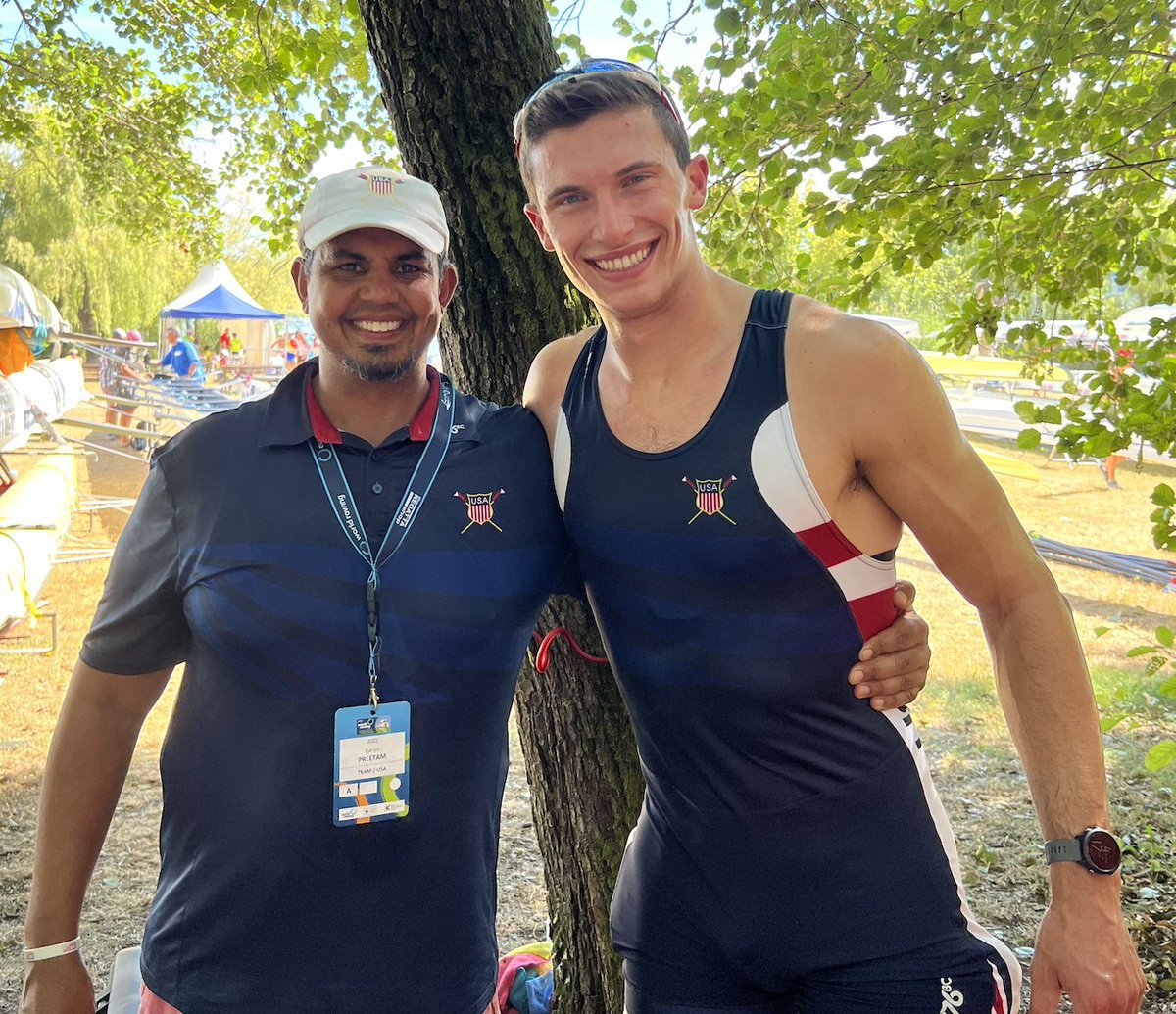 GFStigers's tweet photo. Congratulations to James Wright '18, U23 US Rowing athlete. Wright was a member of the 8x team that captured silver at the World Championship Rowing competition last week.
Shout out to Aaron Preetam, US faculty, who also coached 3 teams at Worlds!
@GFSchool #GFScrew https://t.co/UFnH1FX7tD