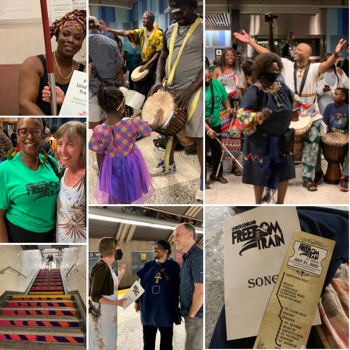 marymargaretbey's tweet image. Incredible and empowering experience riding @FreedomTrainTOR last night celebrating Emancipation Day!