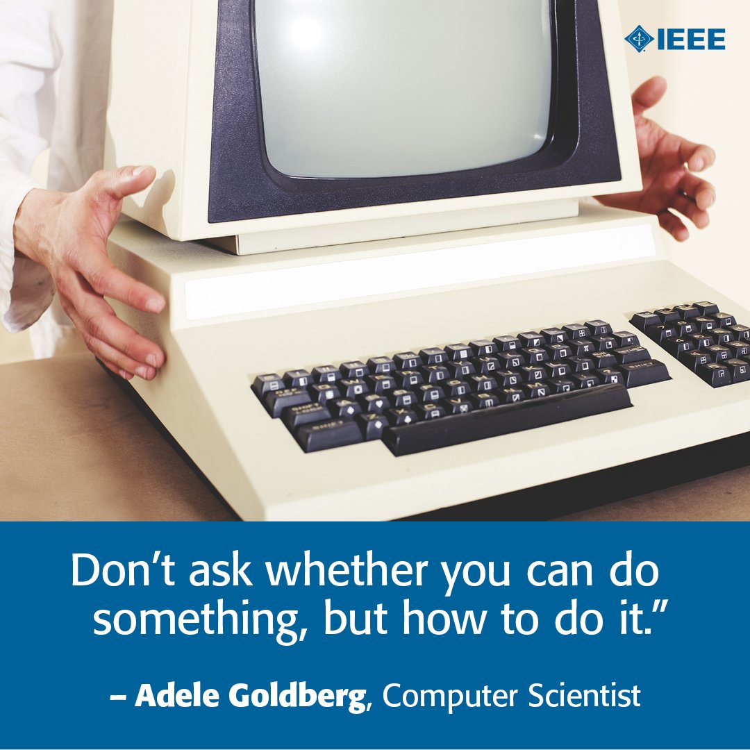 IEEEorg's tweet image. Adele Goldberg is a #computerscientist whose ‘Smalltalk-80’ #programming language paved the way for graphical user interfaces, giving us the personal #computing experience we know today.