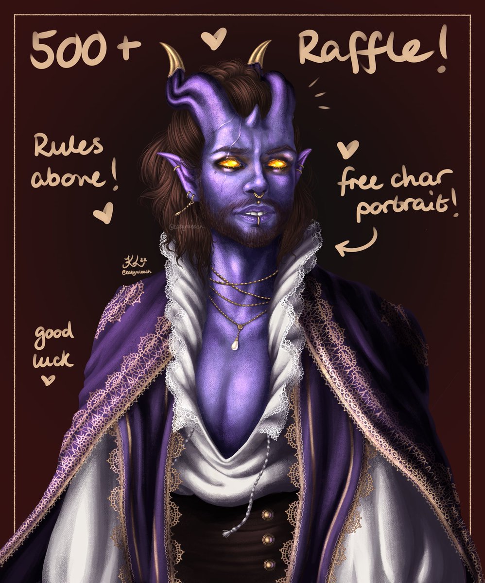 katymonica__'s tweet photo. 500+ ART RAFFLE🌿

To celebrate my c🌗mms opening next week, let’s make the first one free~ 
Win a half body render of your character like the one below!
Rules:

🌬Follow me
🌬Like &amp; RT
🌬Comment your char reference images
🌬Keep your DMs open

ENDS: Mon 8/8/22
Good luck!! https://t.co/ESS78ccVNC