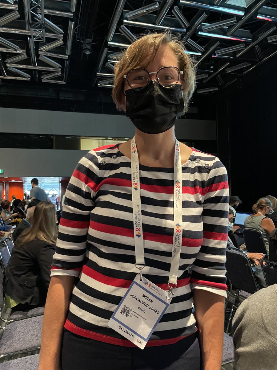 Our trainee, Dr. Megan Soropokud-Jones, internal medicine resident @UManitoba presented our research about HIV and STBBI coinfections in Manitoba <a href="/AIDS_conference/">IAC - the International AIDS Conference</a>. She was awarded with the <a href="/CIHR_IRSC/">CIHR</a> AIDS 2022 Travel Award! 
Thanks to our research funders <a href="/CIHR_IRSC/">CIHR</a> @CRC_CRC MMSF