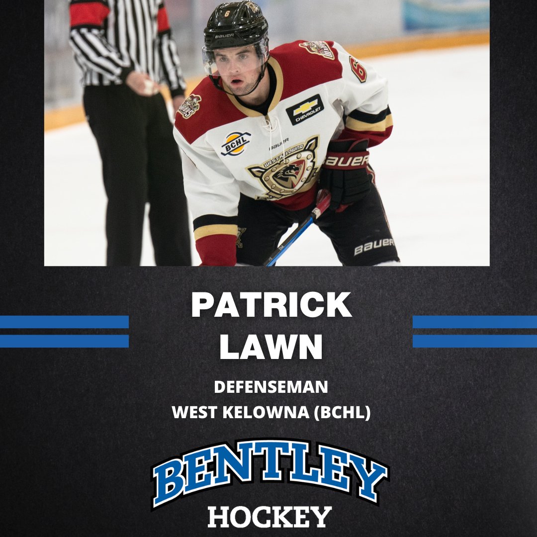 Welcome to Pat Lawn, who is from right here in Waltham.

Pat is a right shot defenseman and played juniors with West Kelowna in the BCHL last season, who he helped reach the league playoffs.

Pat also played prep hockey at the Rivers School in Weston