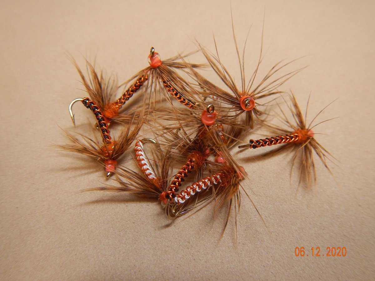 Fletchflies's tweet photo. I absolutely love Soft Hackles and Houdini-weave bodies. So, I put them both together! #flyfishing #flytying #troutfishing #troutcandy #softhackles https://t.co/pBKmFabHWt