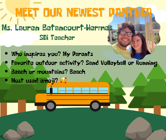 PetersColonyES's tweet photo. Say hello to our newest Panther - Lauren Betancourt-Hermes! #iheartpces https://t.co/M5JCJUJk4e