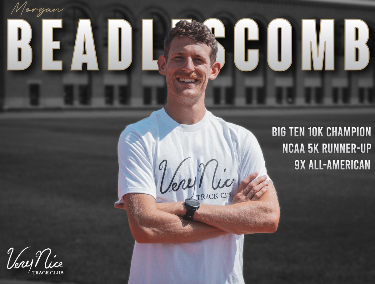 It’s official! Welcome Morgan Beadlescomb (@morg_bead) to the VNTC family! The @MSU_TFXC legend is staying in the Great Lakes State. Morgan’s strength, speed, and fun-loving personality have already been a great addition to the team. Big things to come for him.