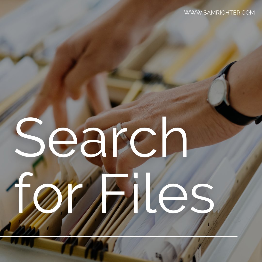 SamRichter's tweet image. You can find files that are posted online using a Filetype: (filetype colon) search followed by the specific file type extension. Popular extensions include doc (Word document), xls (Excel spreadsheet), ppt (PowerPoint document), pdf (Adobe PDF file).

#searchtips