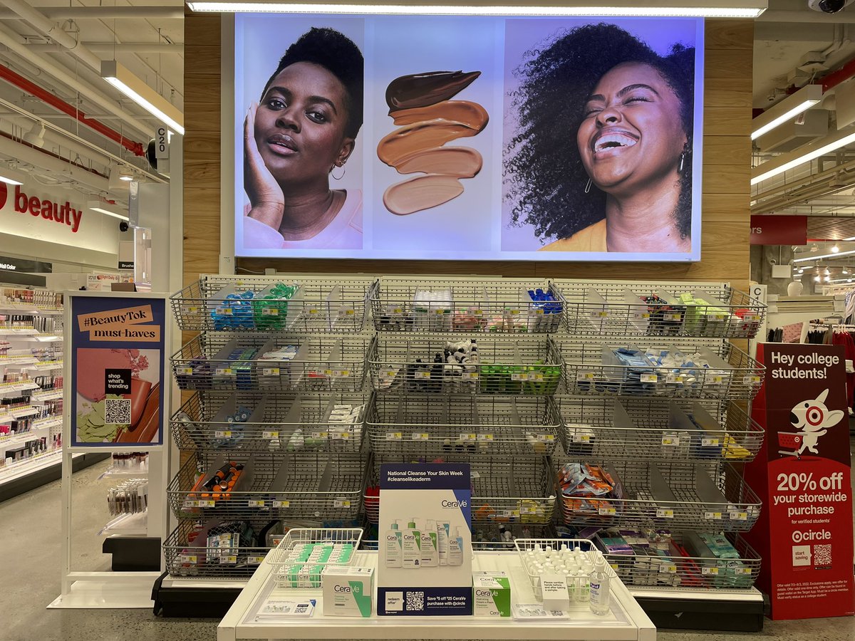 Tell a guest to tell a guest !! Thanks to our Beauty Consultant Karla for hosting this Cerave Beauty event for #T3249. Do you know your skin?✨🧴#CeraveBeautyEvent #TargetEastVillage