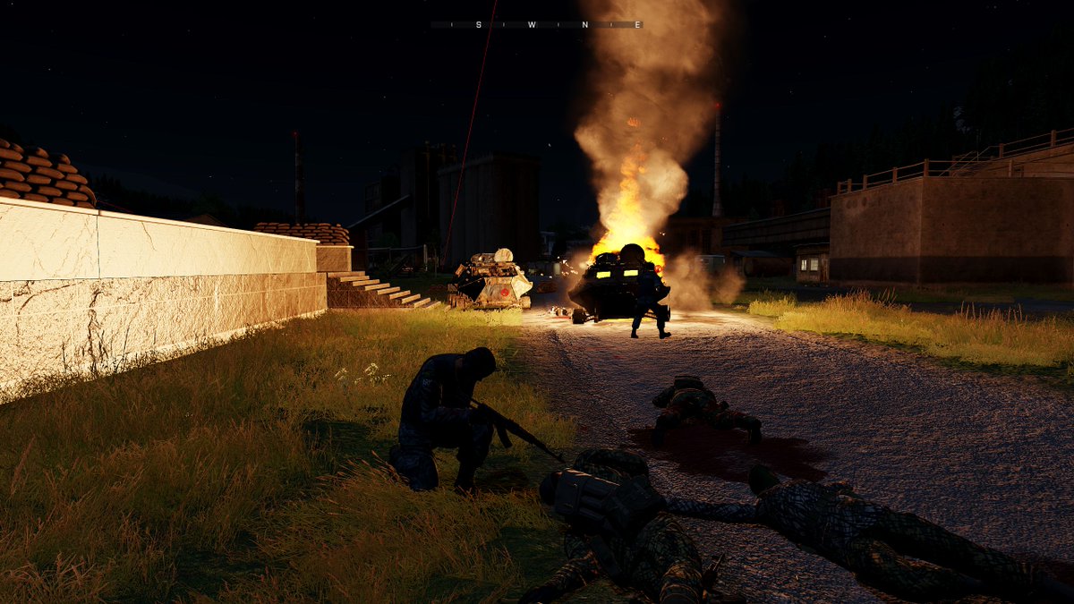ark_arma's tweet photo. From our 30th July #arma3 session: Shooting a lot of lead on Weferlingen, destroying an enemy train on Podagorsk, trying to defend an industrial complex on Chernarus 2020 and escaping as PMC from Fallujah. #arma https://t.co/vb4KxeDHZP