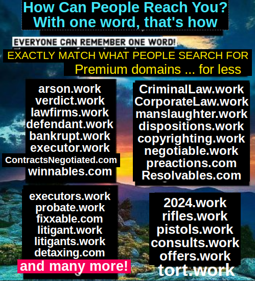 Domainifier's tweet photo. Do YOU love an attorney? No better gift than an exact-match domain, 1/2-price until Aug 31
#domainsforsale #lawyers #attorneys #lawfirm #lawfirms #discounts #ads #twitme #success #love #gifts #presents
Visit https://t.co/9l1rhadfA0 for all types of #SweetestDomains https://t.co/uJ0Egy7gTZ