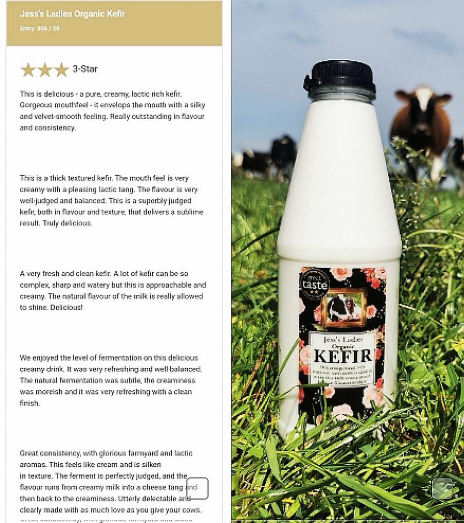 TheLadiesMoos's tweet photo. 14,205 products from over 100 countries, judged and blind tasted by 500 food experts. Our ladies organic Kefir was one of the 1.7% awarded 3 great taste stars. No kefir has ever achieved this. Ladies, you are incredible ⭐⭐⭐❤️❤️❤️
@guildoffinefood @ObsFood @stroudfarmermkt https://t.co/VrJCETQx9T