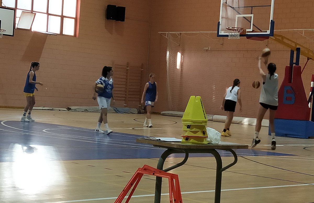 CoachBorrell's tweet photo. Preseason 🔛 💪🏽🏀

@pauladelucas2 @aaliaga_

#CFA
#BaseFLBA https://t.co/gw1mP1Tx66