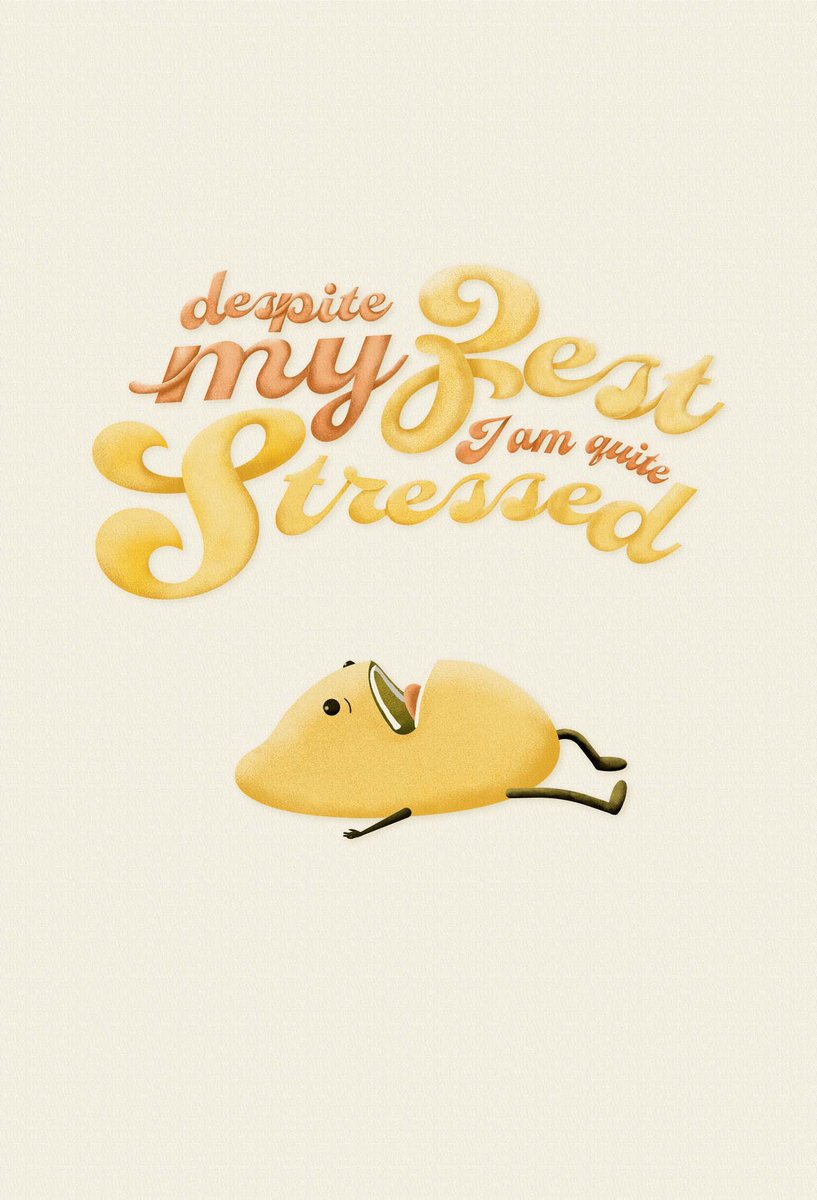 Akos64's tweet photo. I drew a zesty lemon. 
#illustration #art #stress https://t.co/rTyYbf1Trl