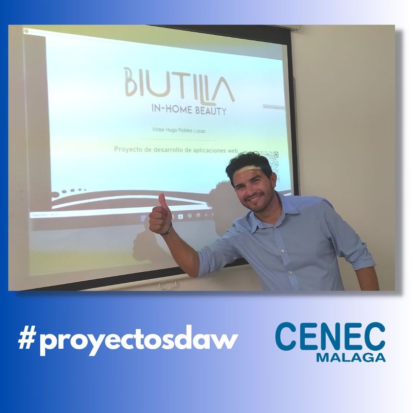 cenecmalaga's tweet photo. Estamos muy contentos por la calidad de los proyectos que han presentado nuestros alumnos de 2º curso de DAW
Como cada fin de curso tuvimos la presentación de los proyectos finales del #gradosuperior #daw de nuestros alumnos y alumnas en @CENECmalaga . 
Ha sido un placer!!! https://t.co/xlra9V0sQN