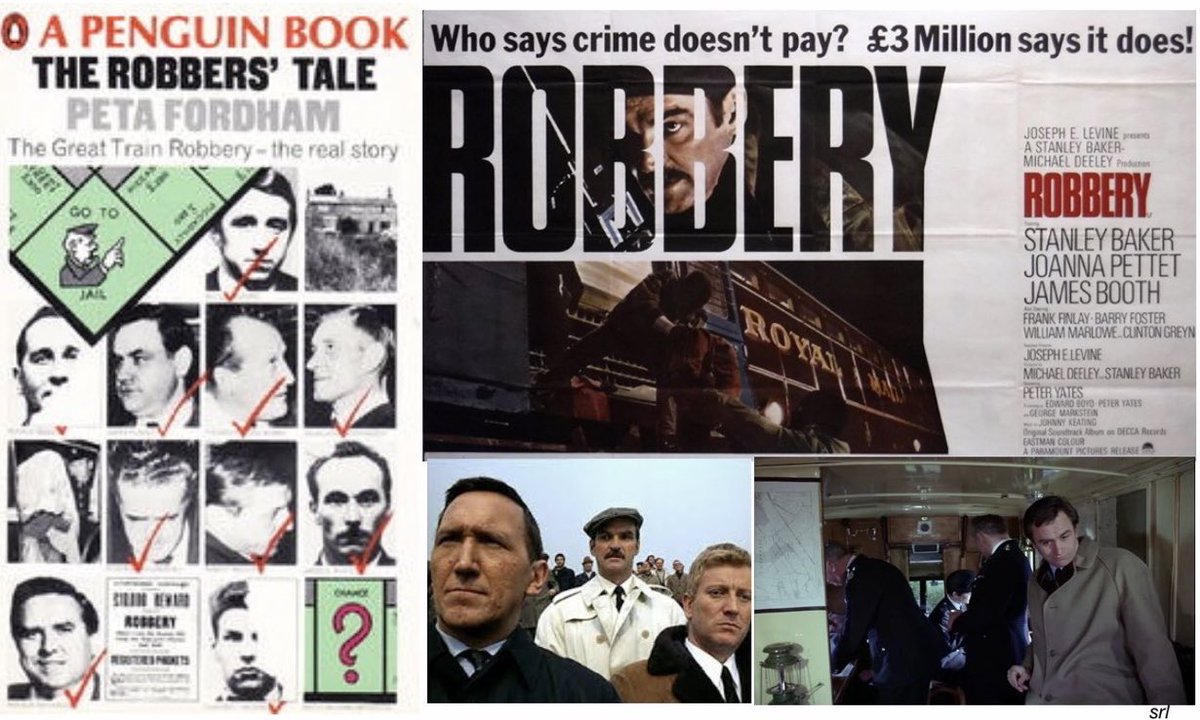 9pm TODAY on @TalkingPicsTV

The 1967 #Crime film🎥 “Robbery” directed by #PeterYates &amp; co-written with Edward Boyd &amp; George Markstein

Based on #PetaFordham’s 1966 book📖“The Robbers' Tale: The Great Train Robbery - the real story”

🌟 #StanleyBaker #JoannaPettet #JamesBooth 