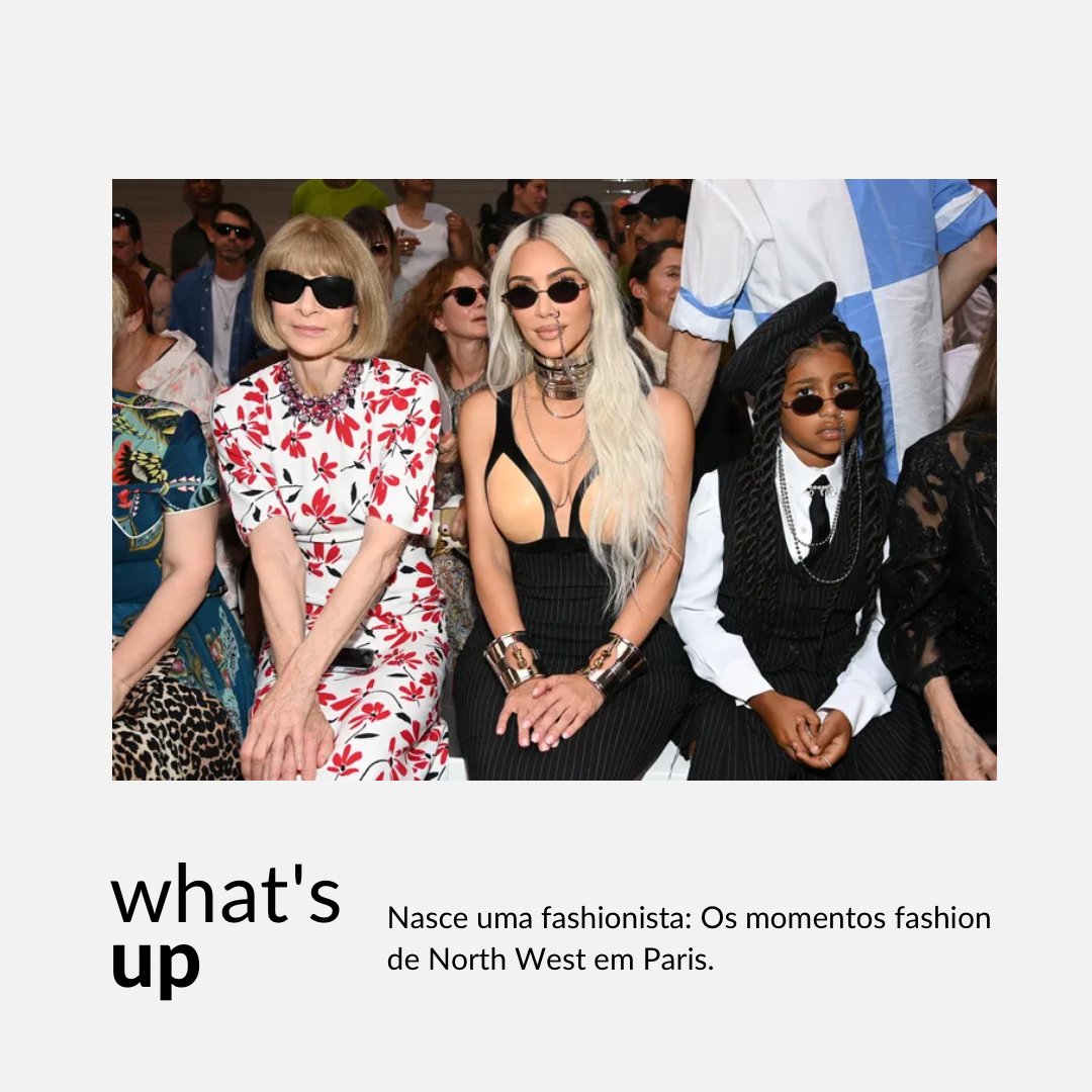 Revendo as imagens da Haute Couture em Paris, uma fashionista cativou nossa atenção. Não estamos falando de nenhuma influencer ou top model, mas de uma garotinha de 9 anos cheia de estilo e personalidade: North West.

Saiba mais no nosso blog, link na bio!