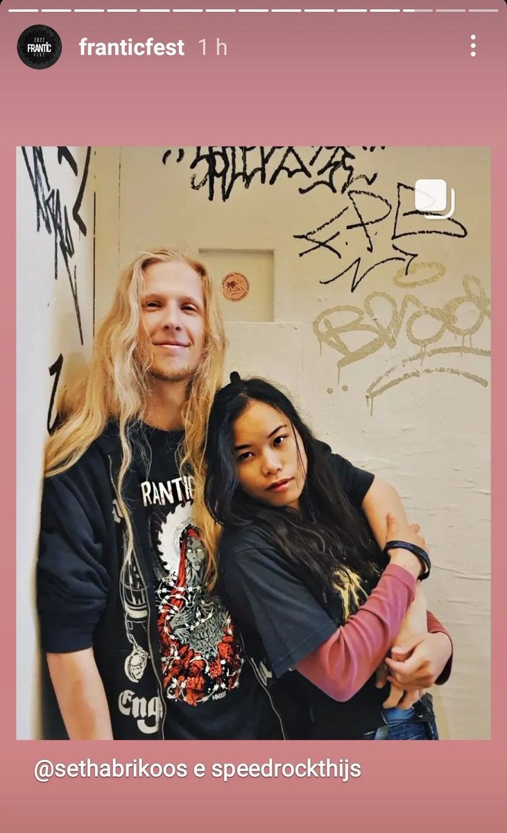 SethAbrikoos's tweet photo. #couplegoals: #franticfest shared our #picture😊
Did you know that @speedrockthijs
played at #FranticFestival in 2019 with #Phlebotomized?
📸 By: Arjan van Hoorn
#metalfest #metalboy #metalgirl #metal #altgirl #metalmerch #metalmusic #metalconcert #metalmerch #couple https://t.co/cpFdFrH1uz