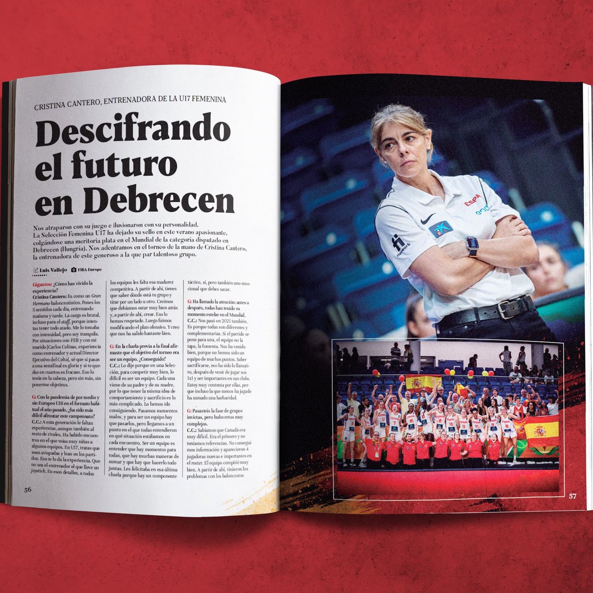 Va cargadita la <a href="/GIGANTESbasket/">Gigantes del Basket</a> de agosto.

▪️Entrevista con Cristina Cantero (<a href="/Canteroostos/">Cristina Cantero</a>)
▪️1x1 de la #U17F🇪🇸
▪️Entrevista con Mama Dembele
▪️1x1 de la #U20F🇪🇸

De los números que más he disfrutado 🗣️🖋️🏀

🛒En kioscos y online: bit.ly/3zM2Hxc
