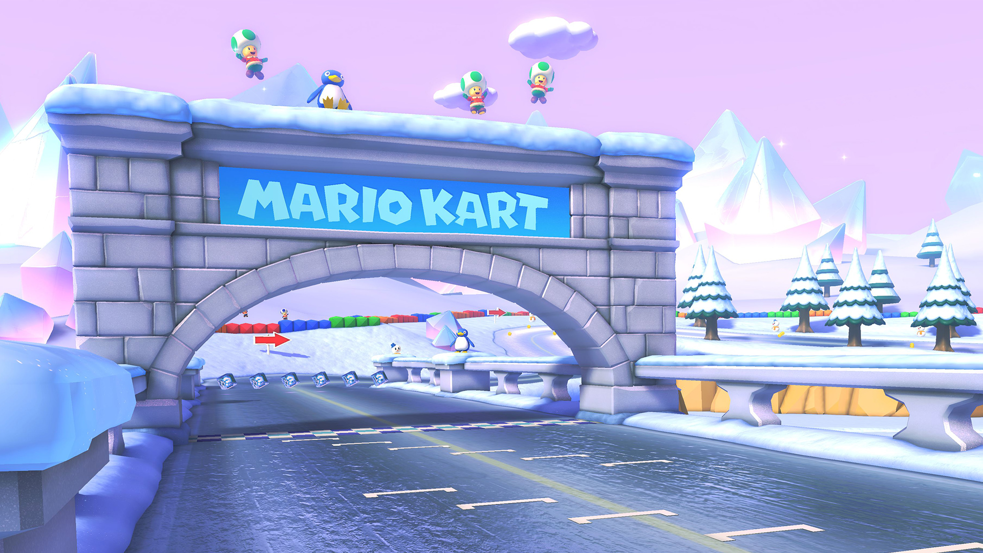 Nintendo of Europe on X: "Pushy penguins and perilous pitfalls await in the  #MarioKart 8 Deluxe – Booster Course Pass version of Snow Land! Returning  from Mario Kart: Super Circuit, those icy