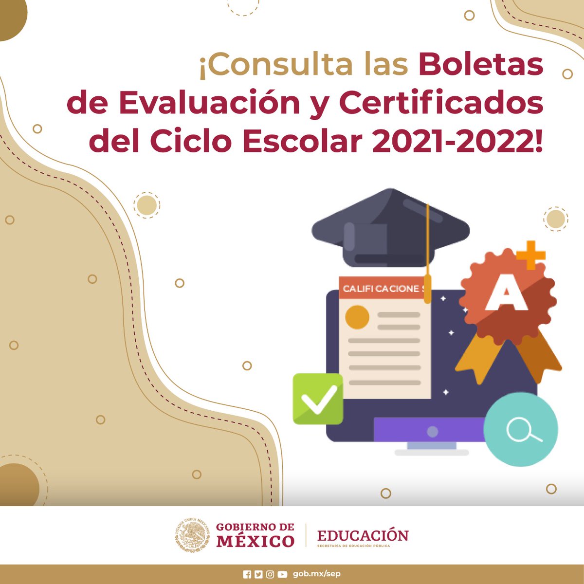 SEP_mx's tweet photo. Mamá 👩
Papá 👨
Tutores 👵👴

Ya pueden descargar las boletas y certificados de del #CicloEscolar 2021-2022 para escuelas de #EducaciónBásica en la #CDMX.

👩‍💻👨‍💻📄

Aquí les mostramos los pasos para realizar el proceso.
👉 https://t.co/oetbl4l2rO https://t.co/j9hSwNSF1B