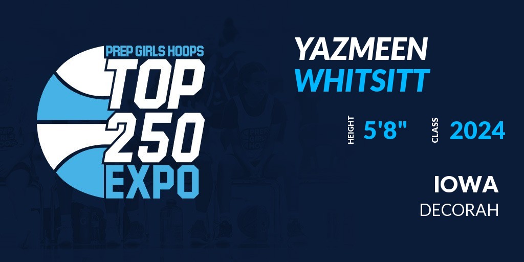 Prep Girls Hoops Iowa (@pghiowa) on Twitter photo Welcome Class of 2024 Yazmeen Whitsitt (<a href="/yazzywhitsitt/">Yazmeen Whitsitt</a>) of Decorah HS to the <a href="/PGHIowa/">Prep Girls Hoops Iowa</a> Top 250 Expo @ Kingdom Hoops Basketball.
🔥🏀 #PGHTop250Expo 🏀🔥
Register NOW! 👇
events.prepgirlshoops.com/e/543/register… Welcome Class of 2024 Yazmeen Whitsitt (<a href="/yazzywhitsitt/">Yazmeen Whitsitt</a>) of Decorah HS to the <a href="/PGHIowa/">Prep Girls Hoops Iowa</a> Top 250 Expo @ Kingdom Hoops Basketball.
🔥🏀 #PGHTop250Expo 🏀🔥
Register NOW! 👇
events.prepgirlshoops.com/e/543/register…