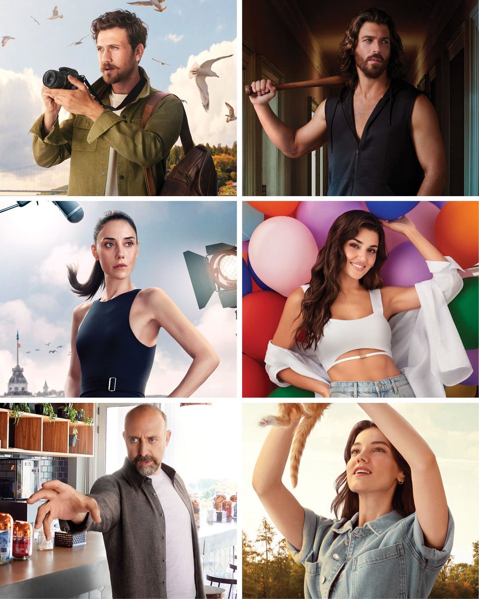 Disney + Türkiye'nin yıldızları💫
Aras Bulut İynemli
Can Yaman
Cansu Dere
Hande Erçel
Halit Ergeç
Pınar Deniz