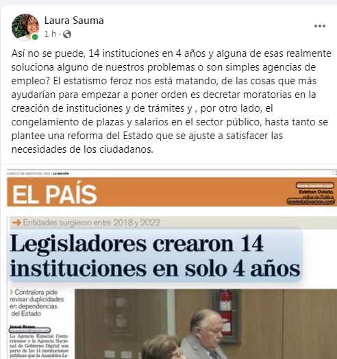 Esta es la herencia que recibe Chaves y los cínicos escriben que por qué no ha resuelto aún el cáncer del estatismo del PLN-FA-PAC-PUSC