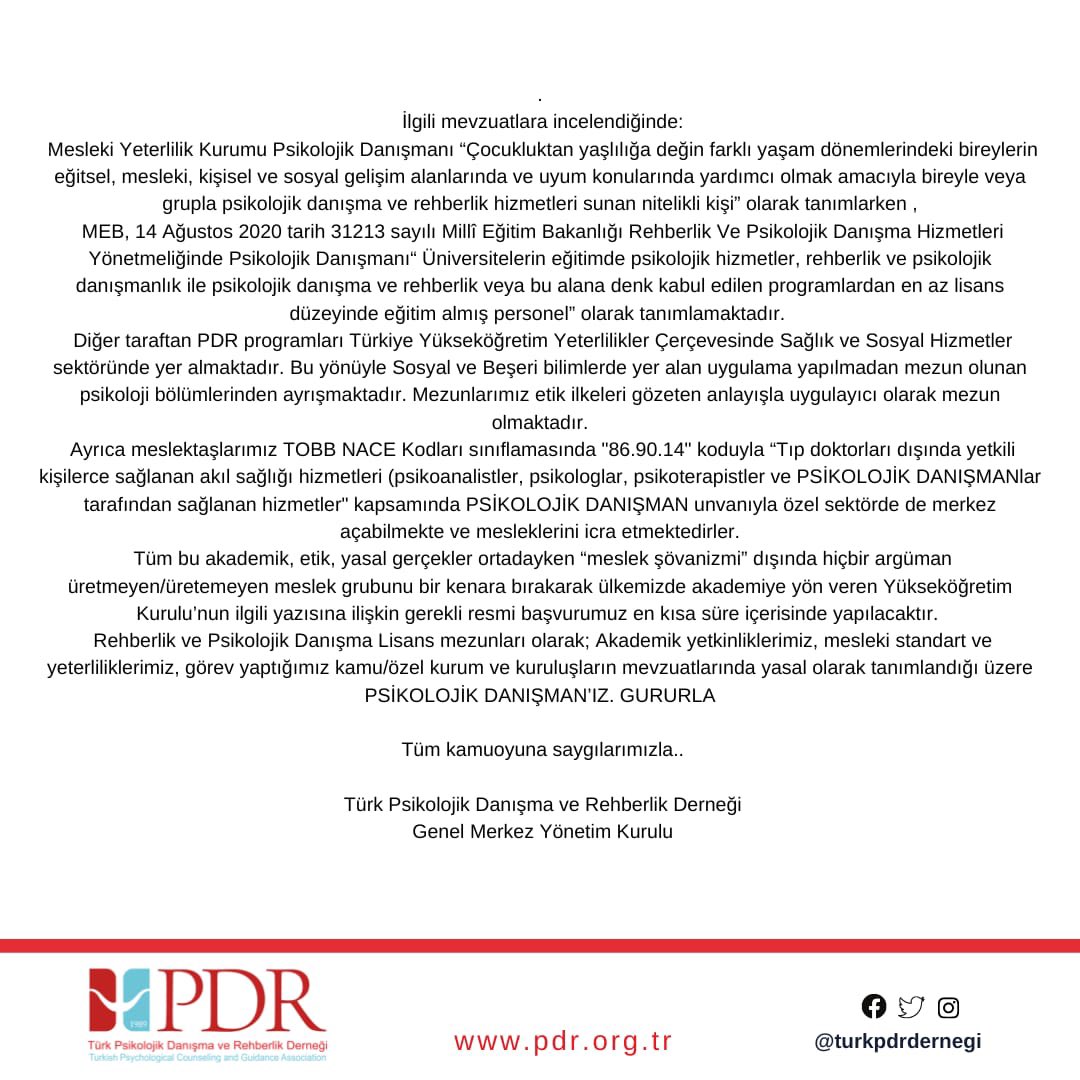 pdokbartin's tweet photo. Psikolojik Danışmanız!
@turkpdrdernegi 
@pdrogrencileri 
@TPDBilgi https://t.co/dKbi3obLfF