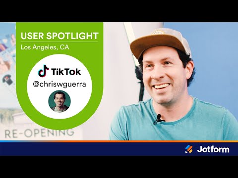 In this user spotlight, learn how TikTok influencer Chris Guerra (<a href="/chriswguerra/">Chris Guerra</a>) uses Jotform’s powerful platform to streamline his workflows and make his job more enjoyable 📹 ⚡
 
Check it out 👉 ow.ly/7eip50K8QwU