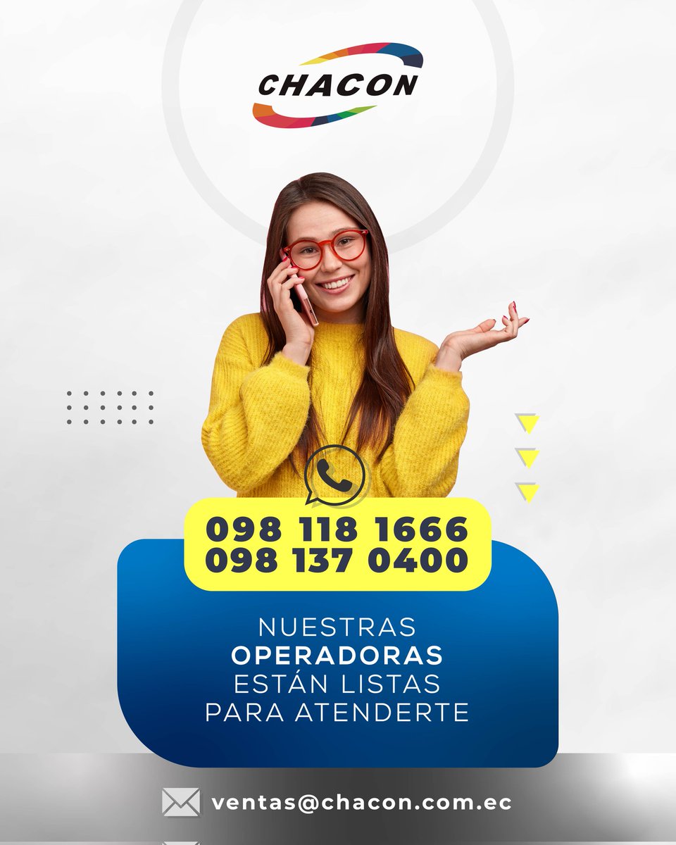 chaconprint's tweet photo. Ahora tus pedidos en línea serán más fáciles y rápidos 
Recuerda nuestros números:
0981181666
0981370400 https://t.co/H8t9cVuJH5