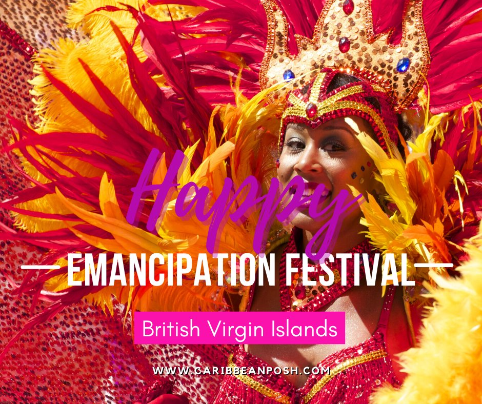 Happy Emancipation Festival, British Virgin Islands!

#BVI #Carnivalseason #britishvirginisland #costume #internationalmusic #pageants #FoodFairs #RiseandShineTramps #streetdancing #parades #costumes #folklore #Emancipation #CaribbeanPosh #lifestyle #magazine