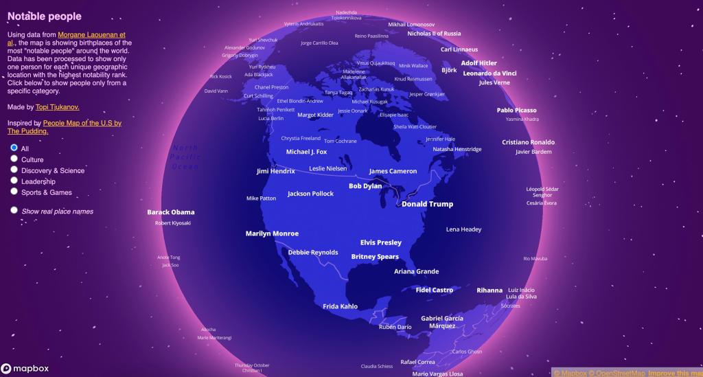 nypost's tweet image. Global map lets you search the most famous person from your hometown trib.al/gYMhWW4