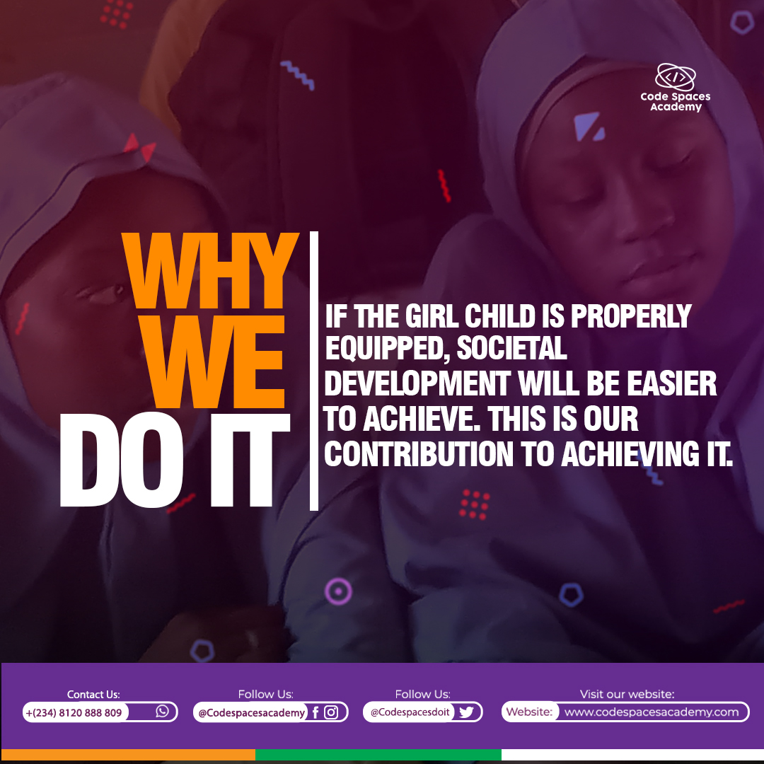 codespacesacad's tweet image. Hello, world!
Welcome to the official twitter handle of Code Spaces Academy.
Get to meet us by reading the attached picture slides.
Find out...
Who we are?
What do we do?
Why we do it?
Where we are?
We will share our journey and progress with you. Stay with us.
