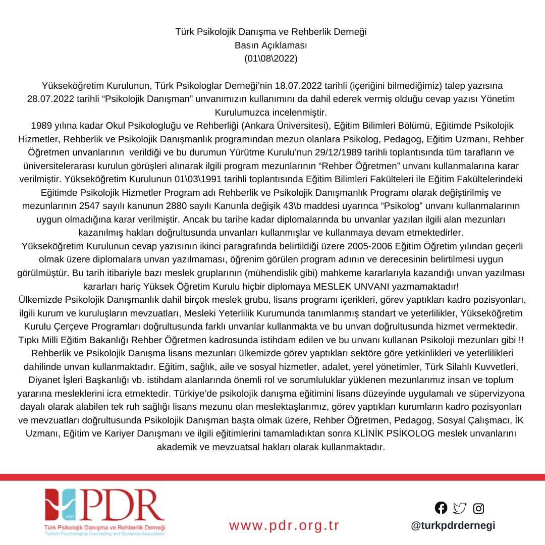 Psikolojik Danışman’ız

<a href="/YuksekogretimK/">Yükseköğretim Kurulu (YÖK)</a>
<a href="/erolozvar/">Erol Özvar</a>
<a href="/TPDBilgi/">Türk Psikologlar Derneği</a>
<a href="/haldungoktas/">Haldun Göktaş</a>
<a href="/CevahirUzkurt/">Prof. Dr. Cevahir UZKURT</a>

#PsikolojikDanışmanız