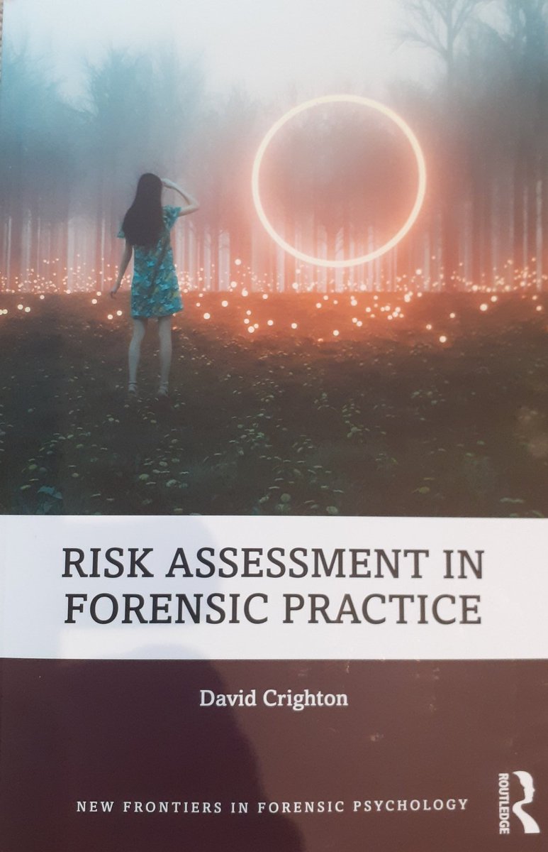 PhilWillmot's tweet photo. So @ProfGrahamTowl and @ProfTammiWalker and David, congratulations on publishing a forensic psychology text without a picture of a) some prison bars, or b) that woman with the sword and scales, but could you just deconstruct what's going here? https://t.co/efWd8ymTBM