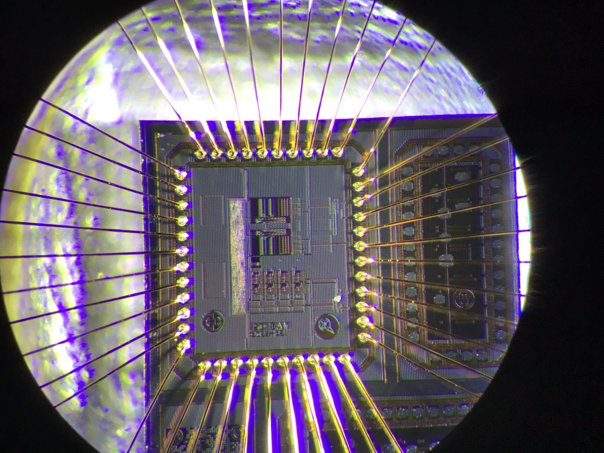 EDRT_iSCREAM's tweet photo. Diving into our ASIC's details manufactured by @XFAB_FOUNDRY in a 350 nm process. In the pictures below you can identify the analog and digital parts of our circuit as well as our crystal clear logo!
#electronics #engineering #semiconductor https://t.co/Prxb1JT3Cn