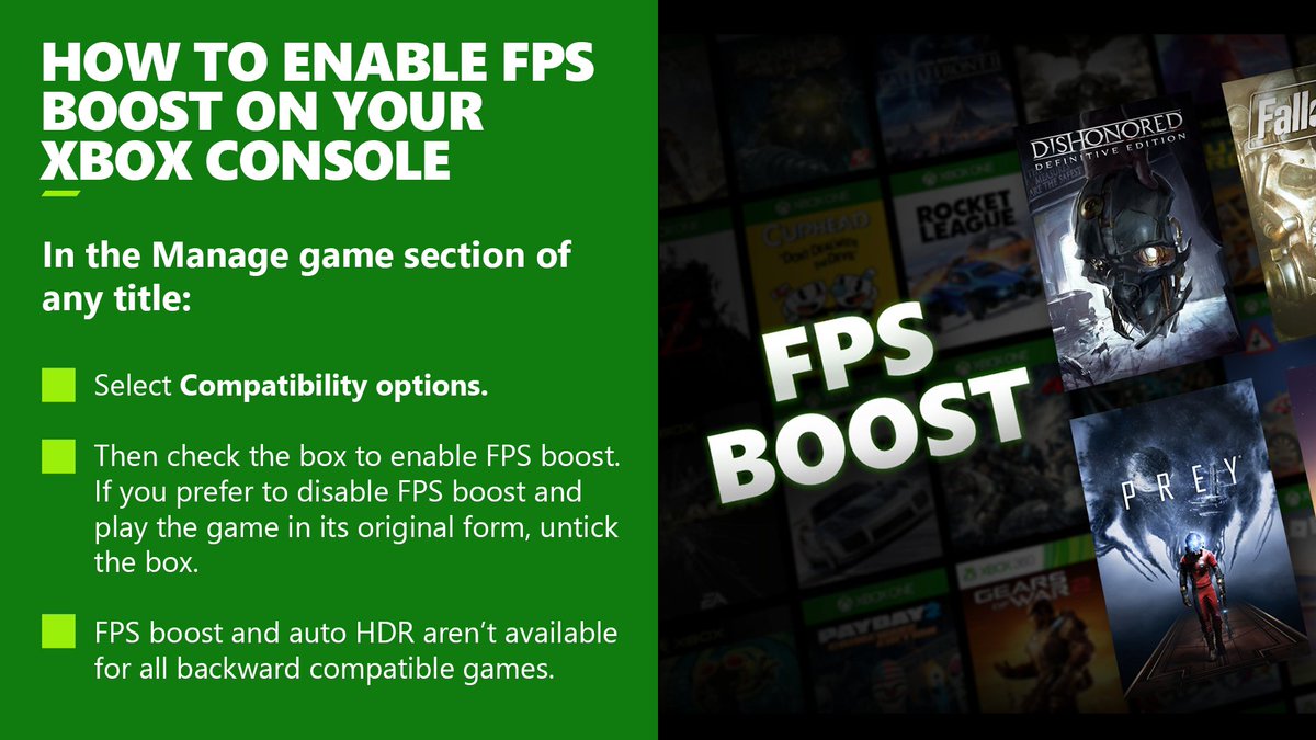 XBOXSupport's tweet photo. Things you get more of during great summer weather:
Miles 🚗
Smiles 😎
Lanes 🎳
Frames 🎮

Learn more about enabling FPS boost: https://t.co/4fkJMv7apV https://t.co/aA78hKbHfM