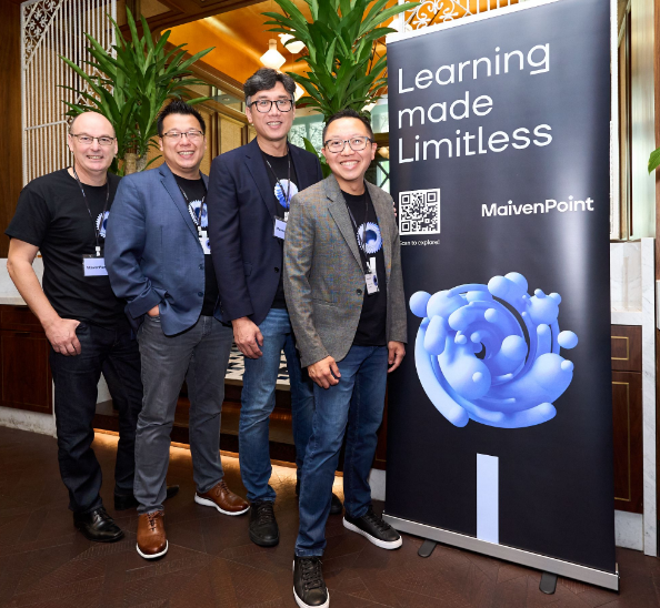 MaivenPoint's tweet photo. Coming together is what it’s all about! Last week, we came together to celebrate this exciting launch at the Kempinski Hotel in Singapore. Our goal is to inspire everyone to achieve their aspirations through learning – Limitless Learning with #MaivenPoint. #LearningMadeLimitless https://t.co/5PinHkSmuy
